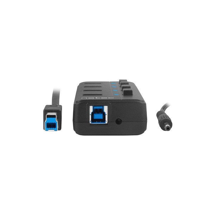 NATEC HUB USB 3.0 MANTIS 2 4-PORTE CON SWITCH+ALIMENTATORE