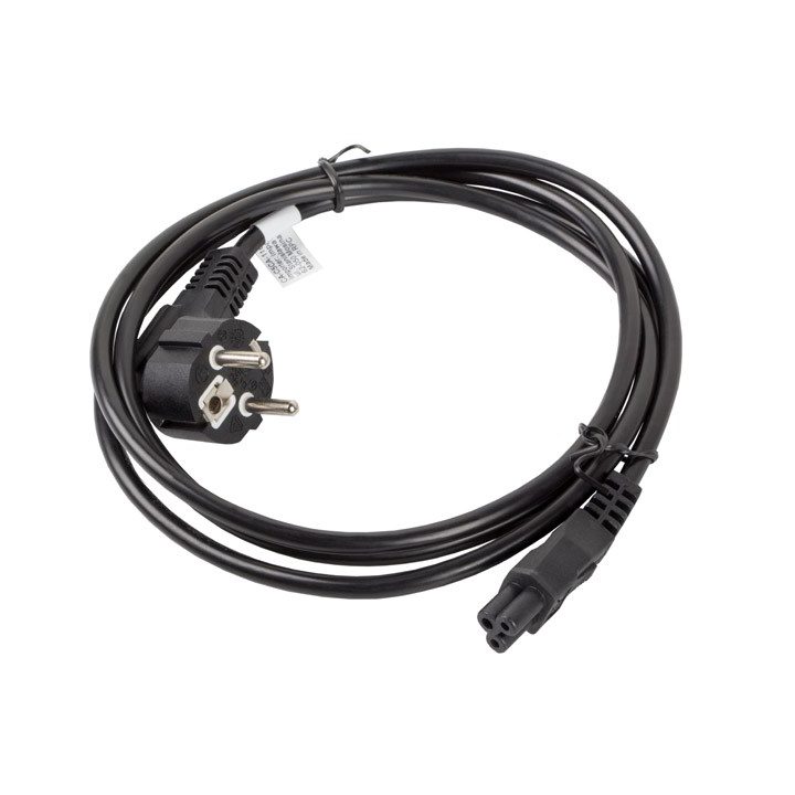 Lanberg cavo di alimentazione per laptop cee 7/7- c5 ca-c5ca-11cc-0018-bk