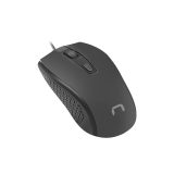 Natec Mouse ottico HOOPOE 2 1600 DPI USB nero