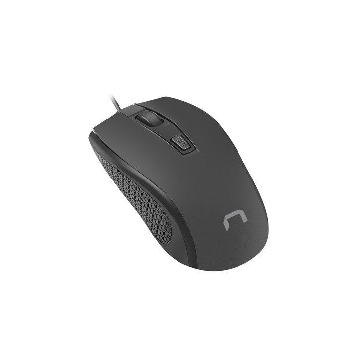 Natec Mouse ottico HOOPOE 2 1600 DPI USB nero