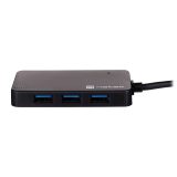 NATEC Hub USB 3.0 Moth (4 porte nero)