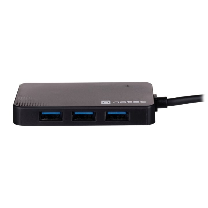 NATEC Hub USB 3.0 Moth (4 porte nero)
