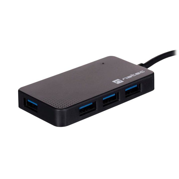 NATEC Hub USB 3.0 Moth (4 porte nero)