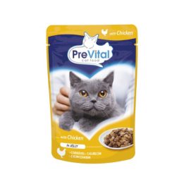 PREVITAL Pollo in gelatina - cibo umido per gatti - 100g