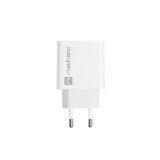 NATEC CARICABATTERIE DI RETE RIBERA USB-C 20W PD BIANCO