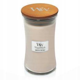 Candela ellisse VANILLA & SEA SALT WOODWICK