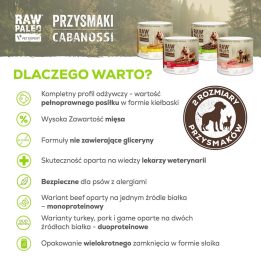 VetExpert Raw Paleo Cabanossi manzo mini 100g