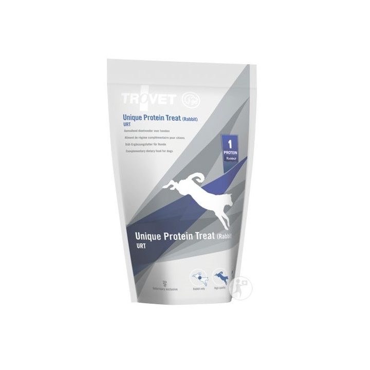 TROVET Unique Protein Treat URT Rabbit - dog treat - 125g