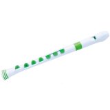 NUVO Recorder+ soprano recorder white and green