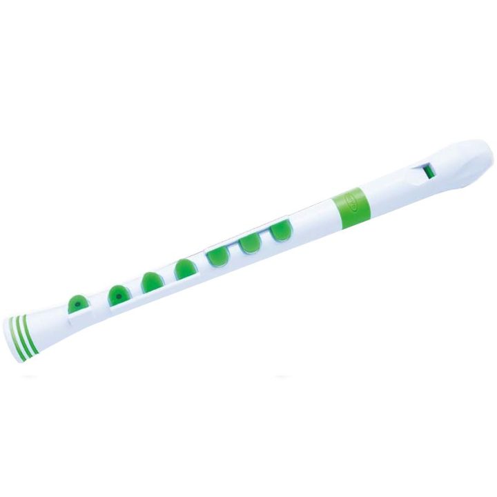 NUVO Recorder+ soprano recorder white and green