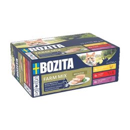 BOZITA Mousse Mix Oceano - cibo umido per gatti - 12x85g