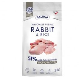 BALTICA Nutraceutic Hypoallergenic M Rabbit with rice - dry dog food - 3kg