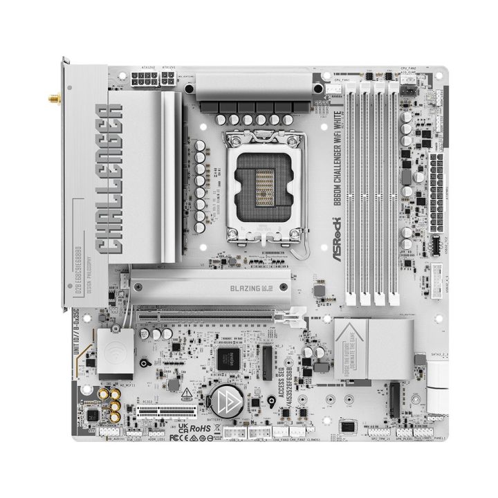 Scheda madre B860M CHALLENGER WIFI WHITE