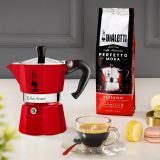 Macchinetta da caffè per 3 tazze Moka Express 5466 BIALETTI rossa