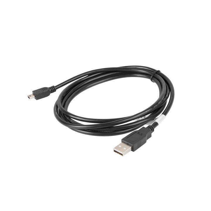 LANBERG USB CABLE 2.0 MINI AM-BM5P 1.8M BLACK CA-USBK-10CC-0018-BK