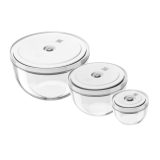 Set of 3 Zwilling Fresh&Save glass bowls