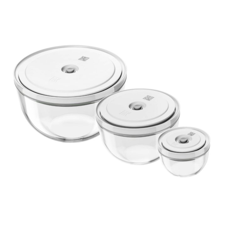 Set of 3 Zwilling Fresh&Save glass bowls