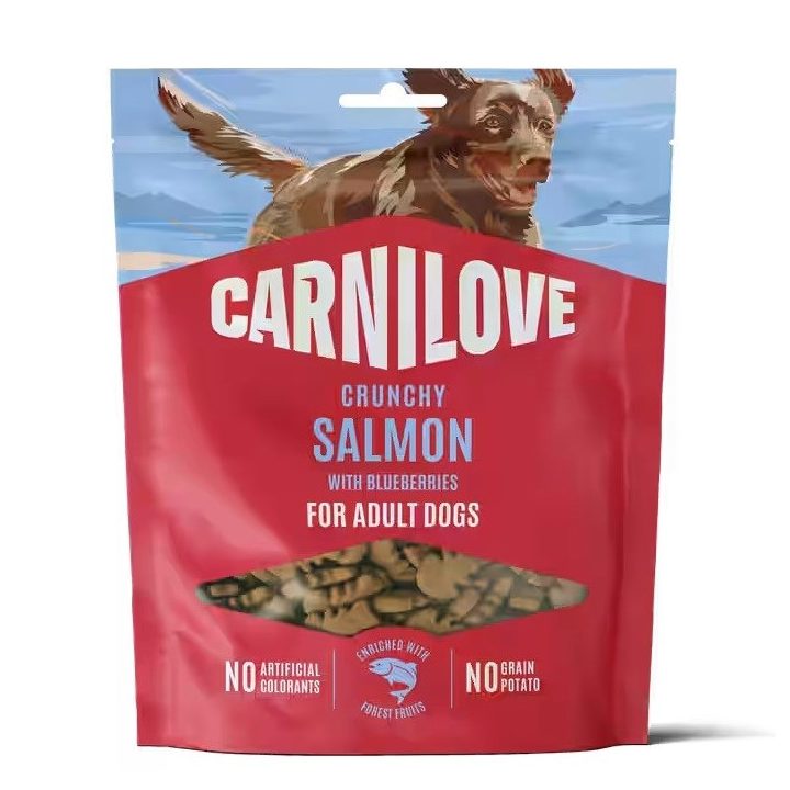 CARNILOVE Crunchy Salmon with Blueberries - dog treat - 200g