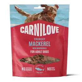 CARNILOVE Crunchy Mackerel with raspberries - dog treat - 200g