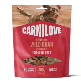 CARNILOVE Crunchy Wild boar with rosehips - dog treat - 200g