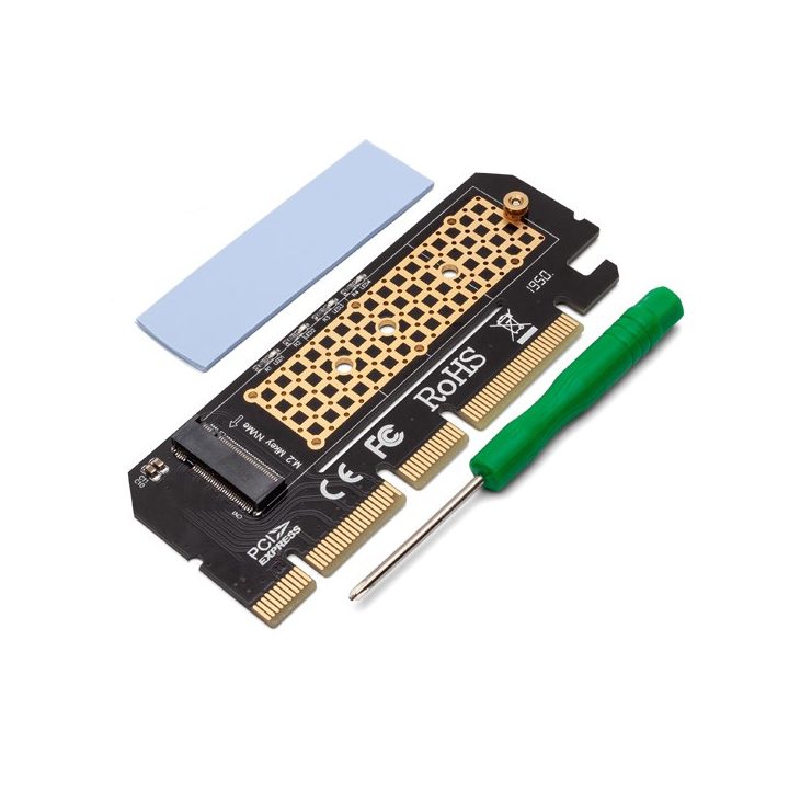 Expansion card adapter M.2 NVMe M-Key PCI-E Savio AK-41
