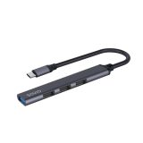 SAVIO AK-71 USB-C hub - 3 x USB-A 2.0 1 x USB-A 3.0 4-in-1 5 Gbps