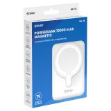Savio BA-13 power bank 10000 mAh Wireless charging White