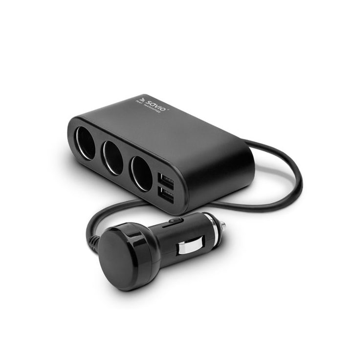 Savio Car lighter socket splitter 12/24V SA-024