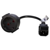 Akyga AK-PC-10A cavo di alimentazione nero 0.15 m CEE7/4