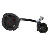 Akyga AK-PC-10A cavo di alimentazione nero 0.15 m CEE7/4