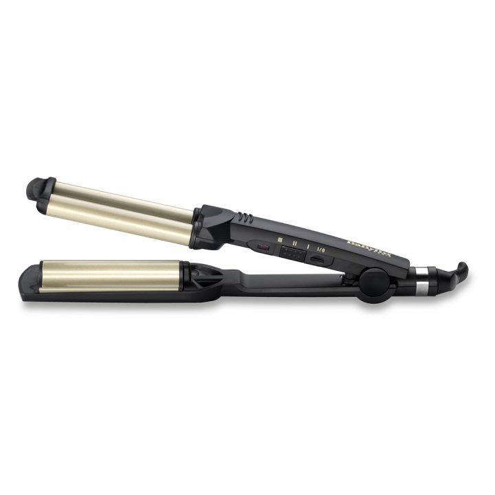 BaByliss C260E EasyWaves Texturizing Piastra lisciante riscaldata nero argento 70.9 (1.8 m)