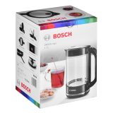 Bosch TWK70B03 bollitore elettrico 1.7 L 2400 W nero trasparente