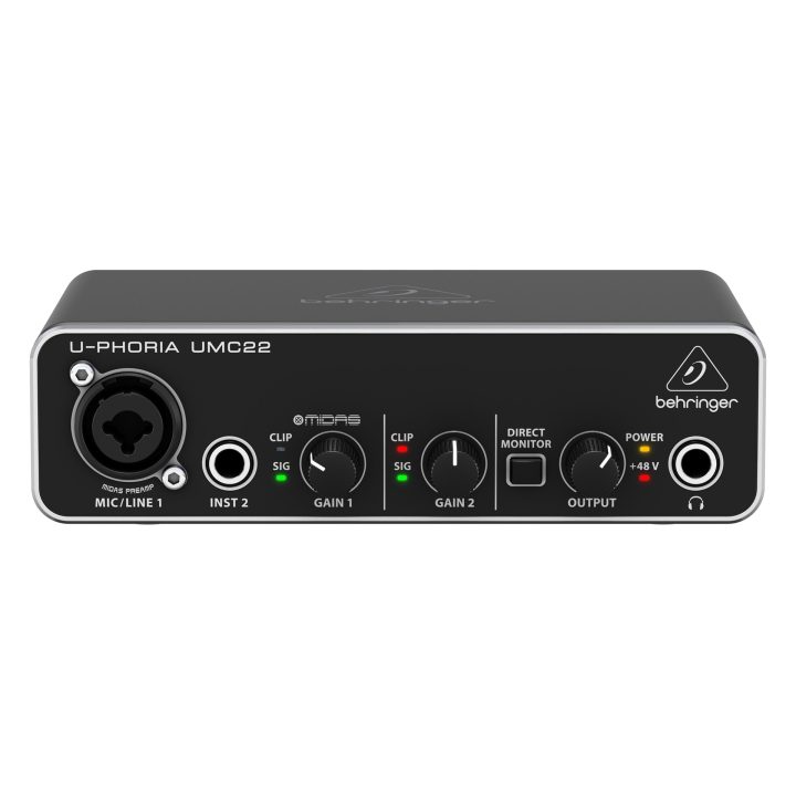 Behringer UMC22 Equipaggiamento musicale supplementare Pre-amp Concert/Studio