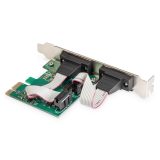 Digitus Scheda interfaccia seriale 2 porte PCIe