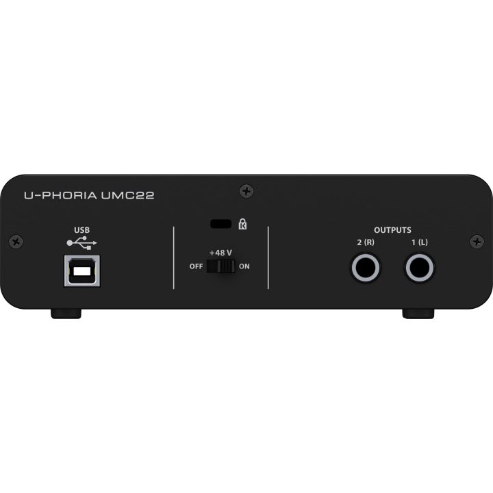 Behringer UMC22 Equipaggiamento musicale supplementare Pre-amp Concert/Studio
