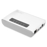 Digitus 2 Porta USB 2.0 Server di rete wireless multifunzionale 300 Mbps