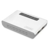 Digitus 2 Porta USB 2.0 Server di rete wireless multifunzionale 300 Mbps