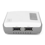 Digitus 2 Porta USB 2.0 Server di rete wireless multifunzionale 300 Mbps