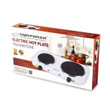 Esperanza EKH014W Piastra elettrica 2 zone bianca
