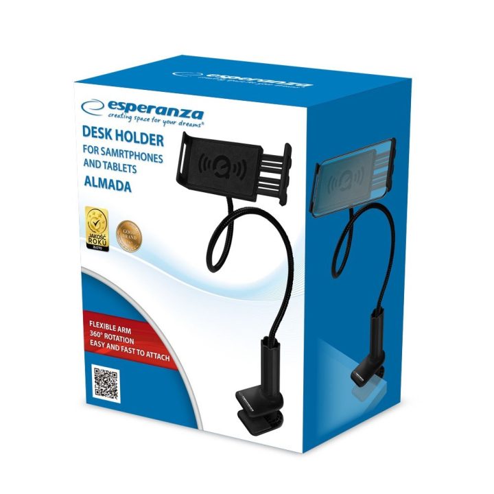 Esperanza EMH142 Supporto da tavolo per telefoni/tablet nero