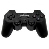 Esperanza EG106 joystick controller gaming PC Playstation 2 Playstation 3 analogico/digitale USB 2.0 nero