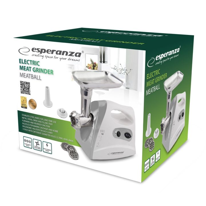 Esperanza EKM012E Tritacarne 600 W grigio