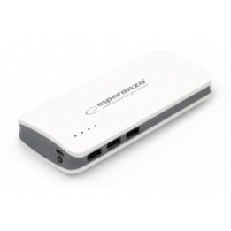 Esperanza EMP106WE Radium 8000 mAh Grigio Bianco