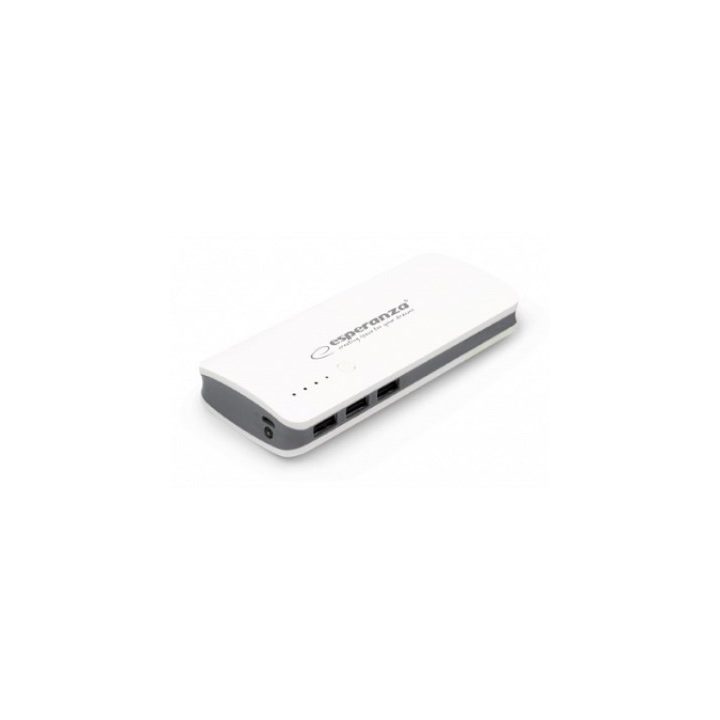 Esperanza EMP106WE Radium 8000 mAh Grigio Bianco