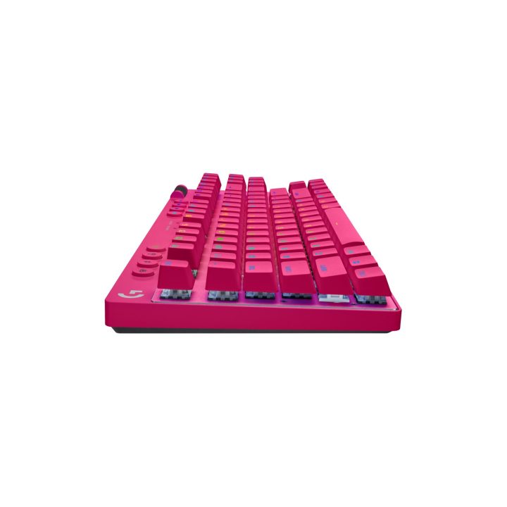 Logitech G PRO X TKL Tastiera Gaming RF Wireless + Bluetooth QWERTY US Internazionale Magenta
