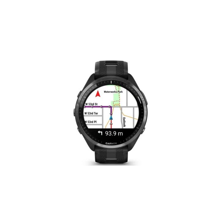 Garmin Forerunner 965 3.56 cm (1.4 ) AMOLED 47 mm Digitale 454 x 454 pixel touchscreen nero Wi-Fi GPS (satellite)