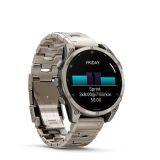 Garmin Fenix 8 3.56 cm (1.4 ) AMOLED 47 mm Digitale 454 x 454 pixel touchscreen titanio Wi-Fi GPS (satellite)