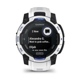 Garmin Instinct 3 Solar orologio 45mm bianco