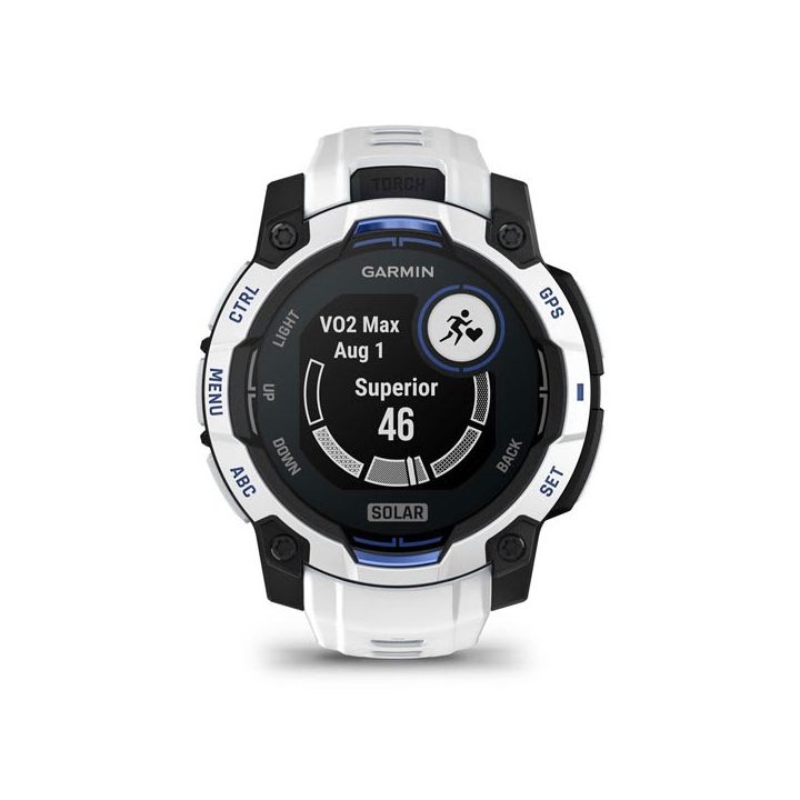 Garmin Instinct 3 Solar orologio 45mm bianco