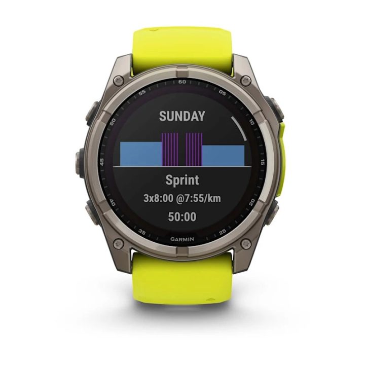Garmin fenix 8 3.56 cm (1.4 ) 51 mm digitale 280 x 280 pixel touchscreen titanio Wi-Fi GPS (satellite)